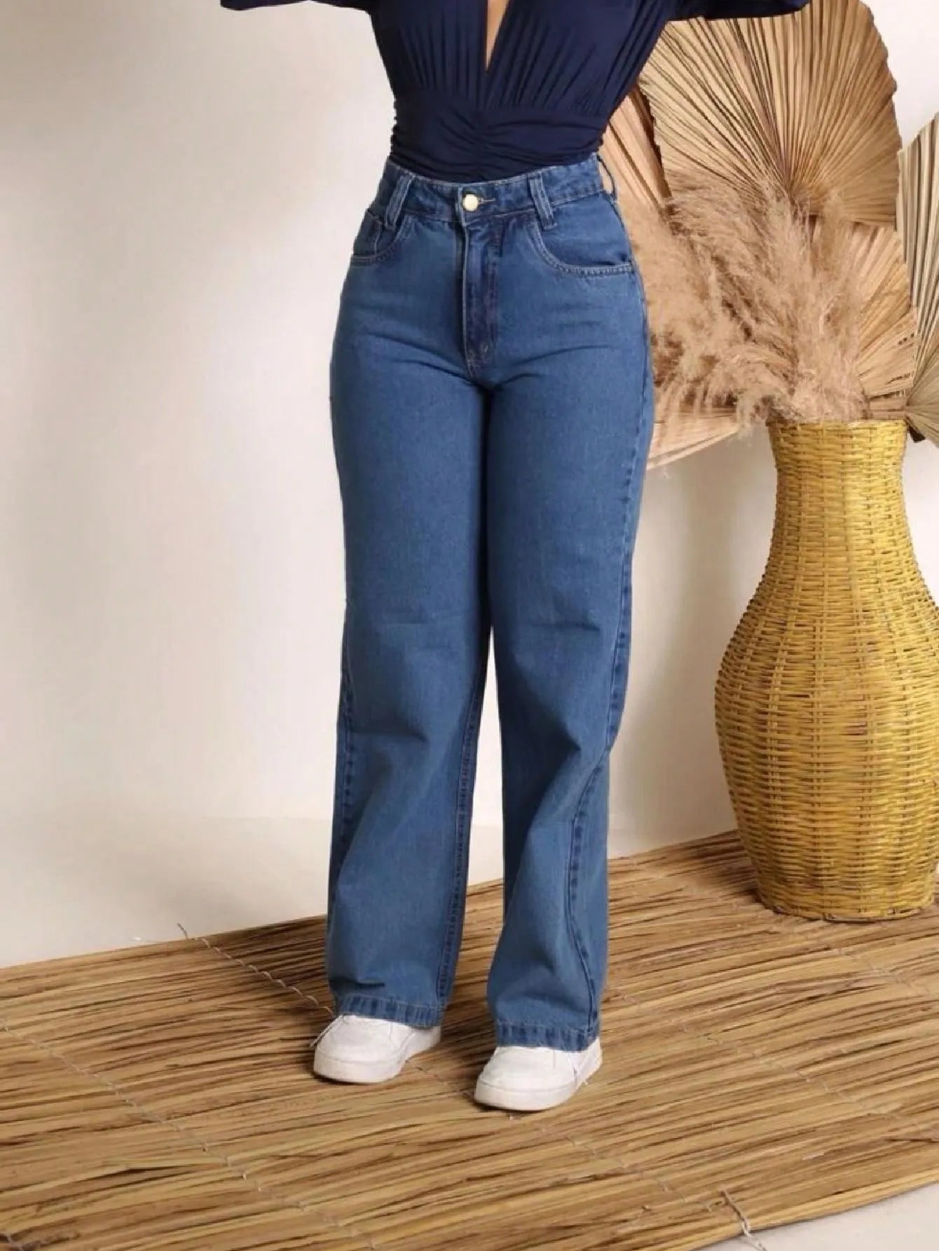 Calça jeans feminina levanta bumbum