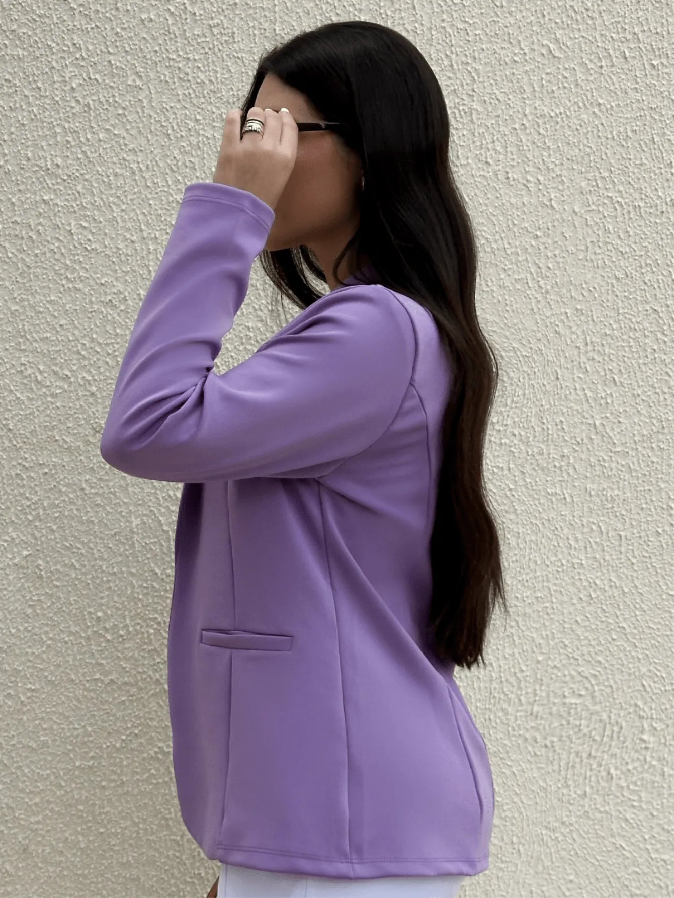 Blazer feminino estilo alfaiataria social