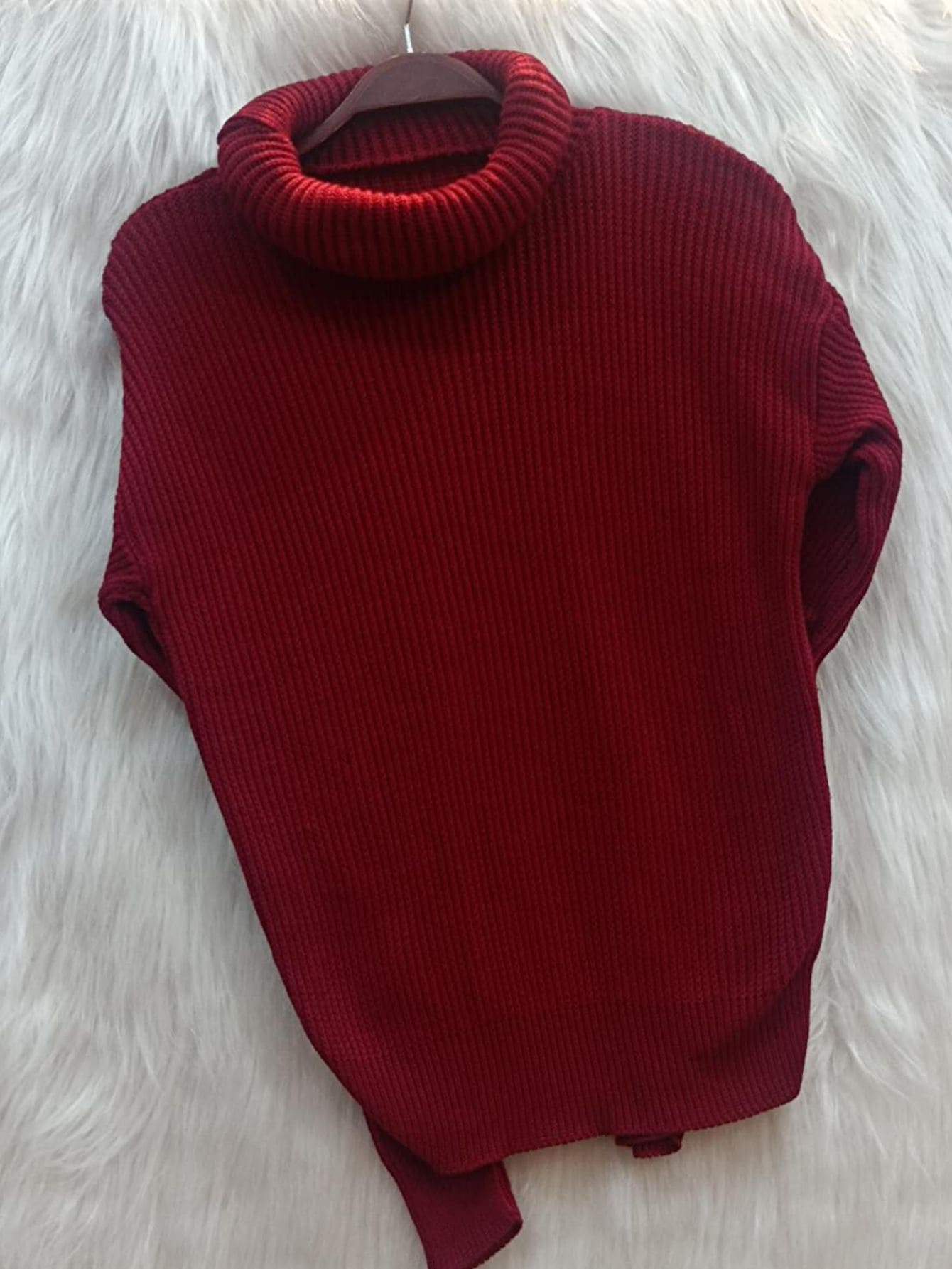 Blusa feminina tricot gola alta - Baita Opção - A sua melhor escolha