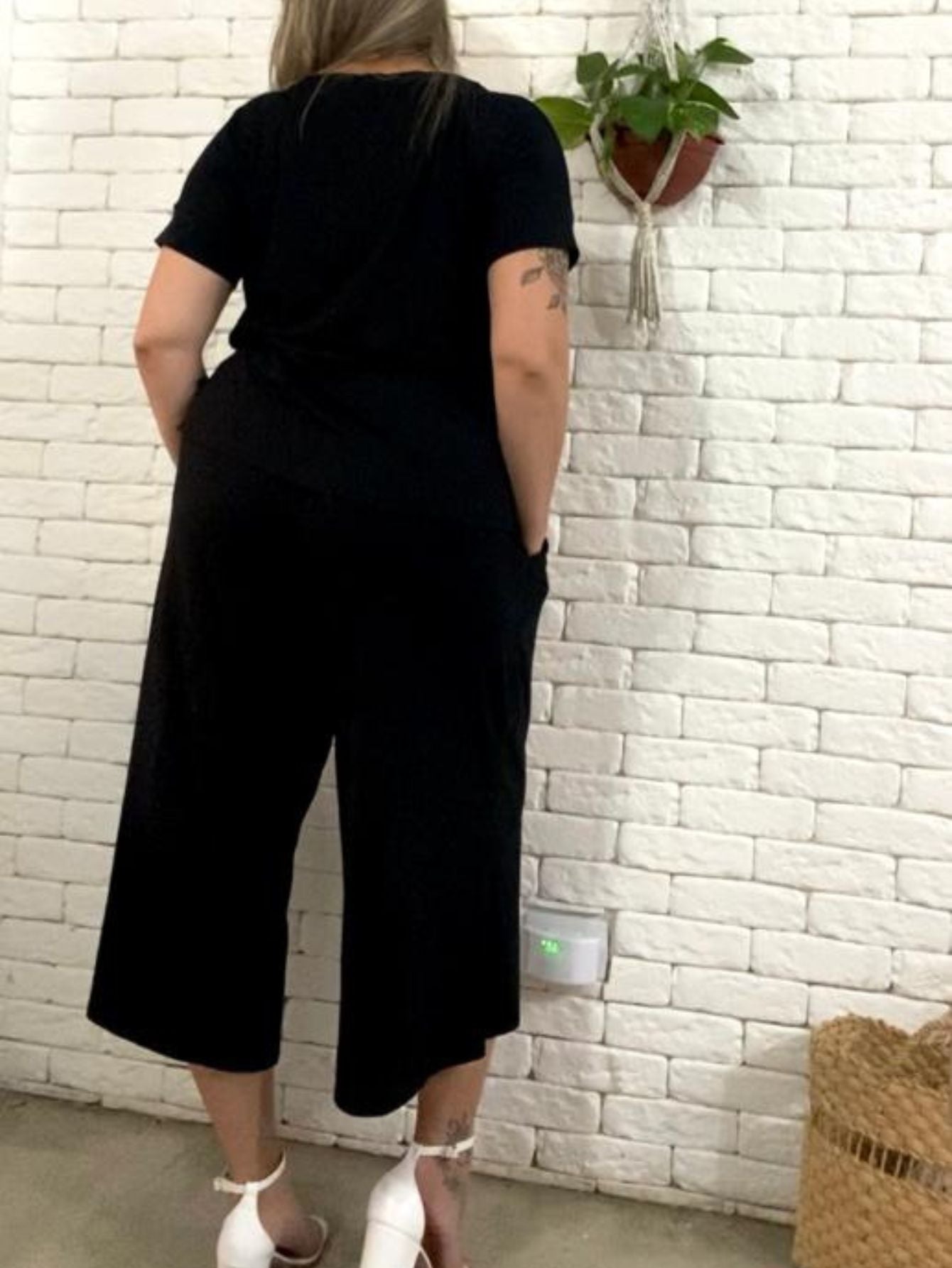 Conjuntos femininos 2 peças blusinha manga curta e calça pantacourt plus size - Baita Opção - A sua melhor escolha