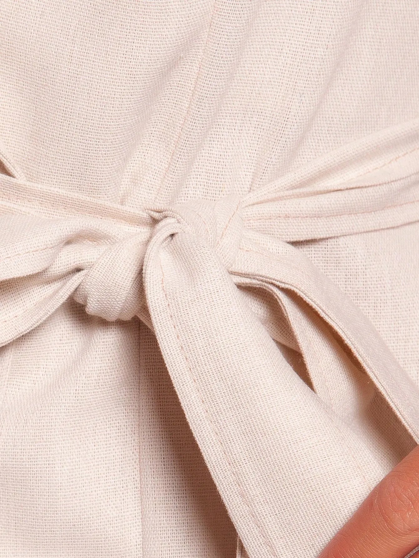 Conjunto Feminino Calça Pantalona Cintura Alta e colete Sem Manga Alfaiataria Linho