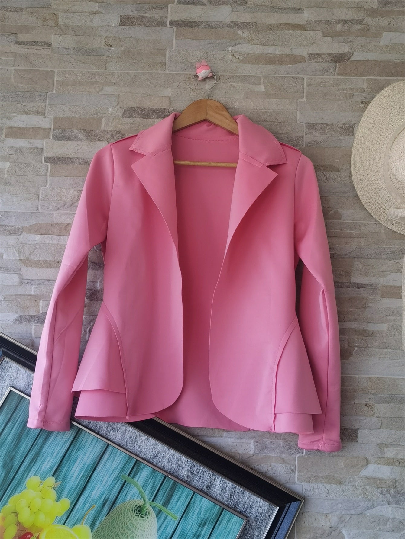 Blazer feminino manga longa - Baita Opção - A sua melhor escolha